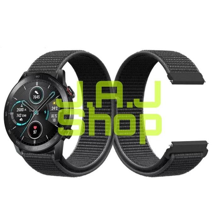 TERBARU - STRAP NYLON NILON VELCRO TALI JAM HONOR MAGIC WATCH 2 46MM HUAWEI WATCH GT 5 4 3 2 PRO 46M
