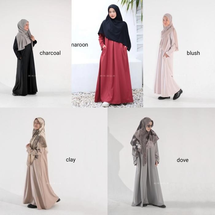 Dd Basic Dress (Gamis Daily) | Minimslm