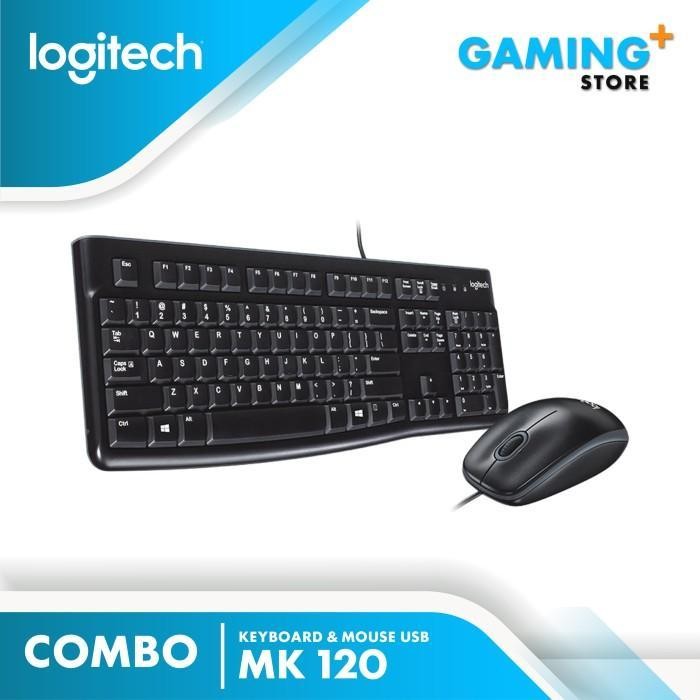 GX Logitech Classic MK120 / MK 120 Keyboard And Mouse USB