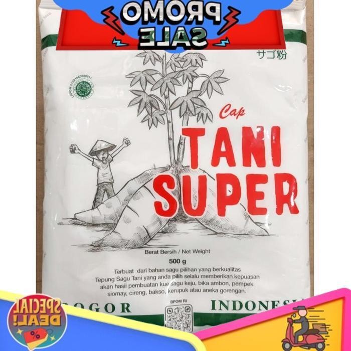 

Smile Today Tepung Sagu Tani Super 500Gr Asli Bogor 500 Gr