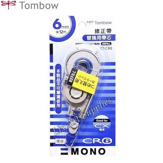 

Refill Tombow Mono Correction Tape Cr6 (6Mm X 12M)