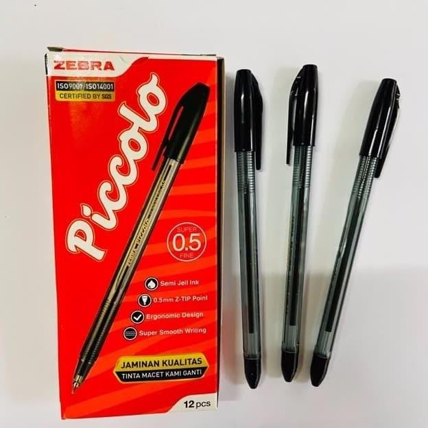 

Tbmo Bolpen / Pulpen Piccolo 0.5 Zebra Per Pack Isi 12 Pcs