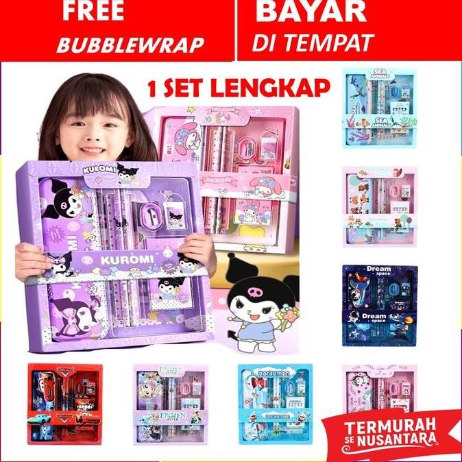 

Kotak Pensil Anak Perempuan Kuromi Sanrio Crayon Set Krayon Set Alat Tulis Tk Sd Anak Perempuan 3 4 5 6 7 Tahun Penghapus Sanrio