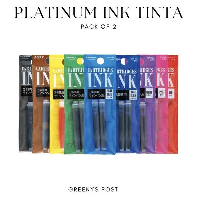 

Platinum Cartridge Ink Tinta Fountain Pen