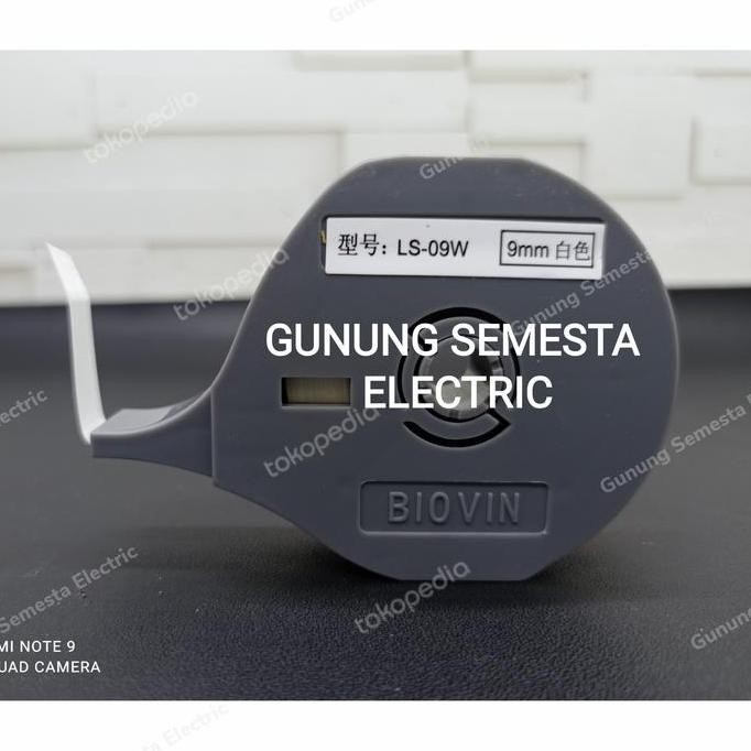 

Label Mesin Printing Marker Tube Ls-09W Putih Biovin