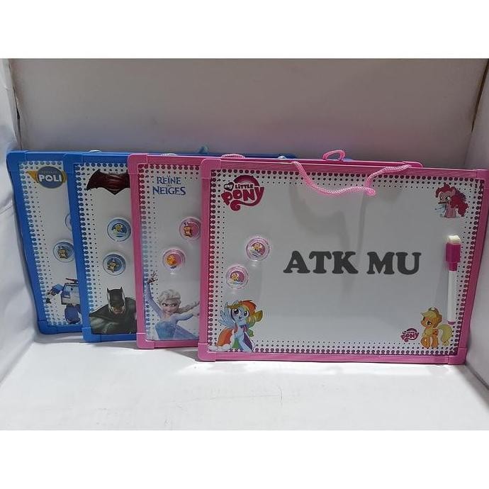 

Papan Tulis Magnet Anak 25X35Cm / Papan Whiteboard Jingjing 6219
