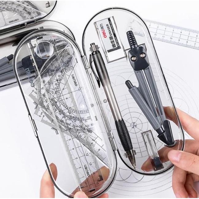 

Jangka Drafting Set 8Pcs Penggaris 15Cm No.9591 Drawing Set School Set