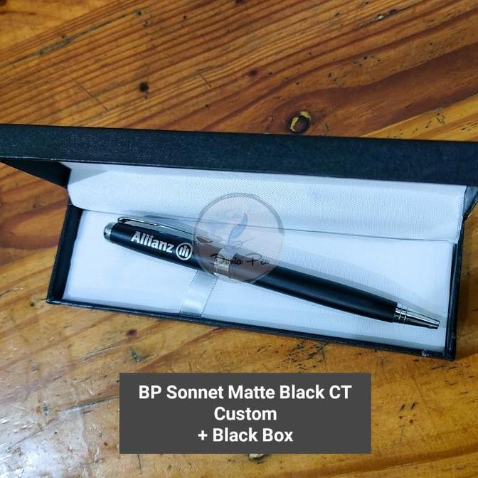 

Ballpoint Custom Model Parker Sonnet + Laser Grafir Pulpen Ukir Nama