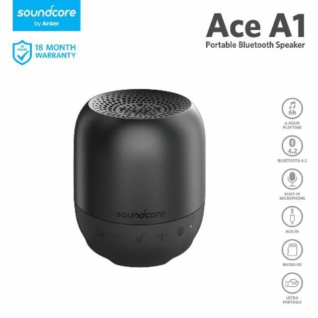 Anker Soundcore Ace A1 Original Bluetooth Speaker Portable Anker A3151 Terbaru Berkualitas