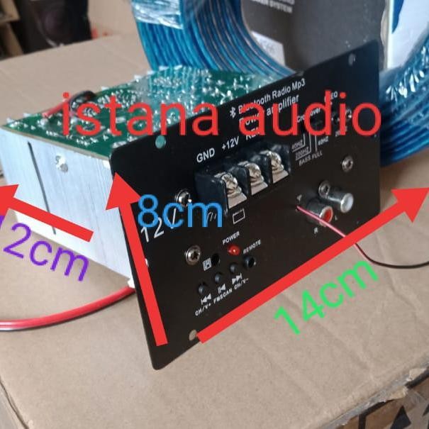 Kit basstube modul Mosfet with BLUETOOTH FM MP3 Terbaik Berkualitas