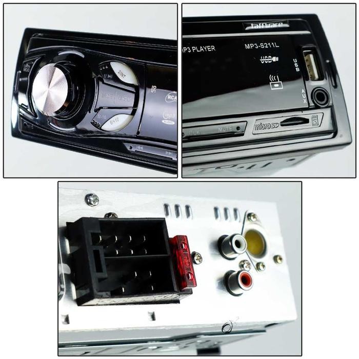 Ampli Power Mobil? Taffware Tape Audio Mobil MP3 Player Bluetooth Wireless ISO Plug - MP3-S210L Tape