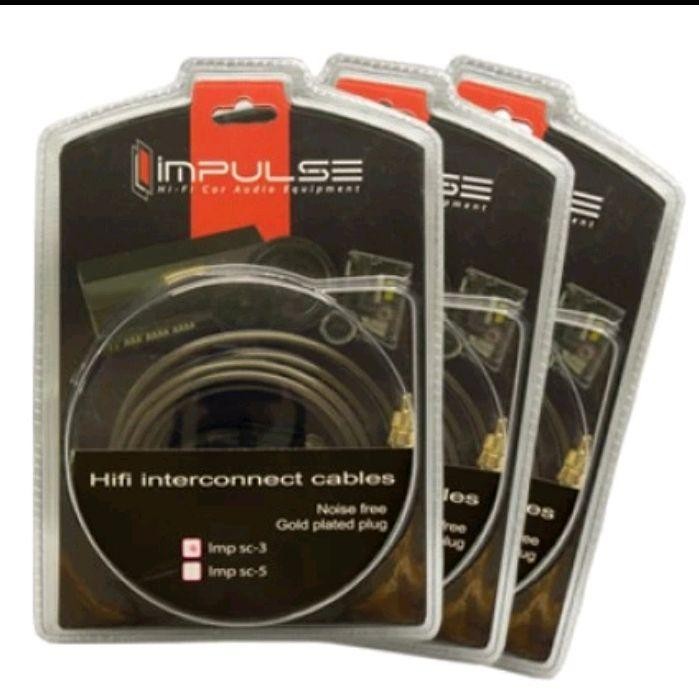 Kabel RCA impulse 3 meter Terbaik Berkualitas