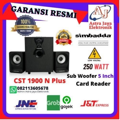 Speaker Aktif Simbadda Music Player CST 1900 N Plus GARANSI RESMI Terbaru Berkualitas