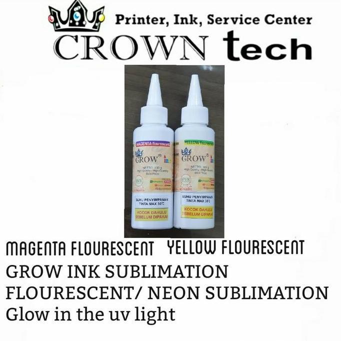 

Tinta Grow Ink Sublim 100Ml Flourescent | Neon Sublimation