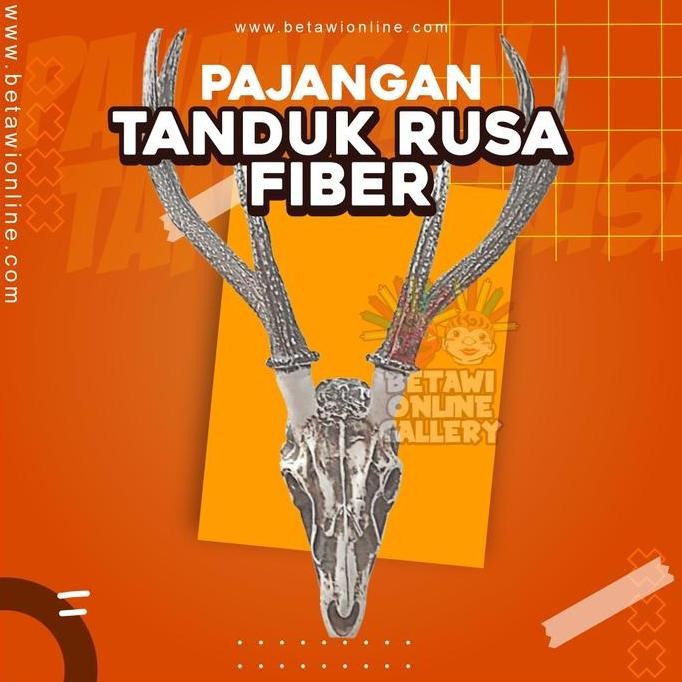 Pajangan Tanduk Rusa / Tanduk Rusa / Pajangan Tanduk Rusa Bahan Fiber