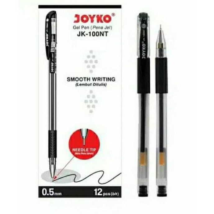 

Pulpen Gel Joyko Jk-100Nt 0.5Mm 12 Pcs / 2 Warna / 1 Lusin / Cod