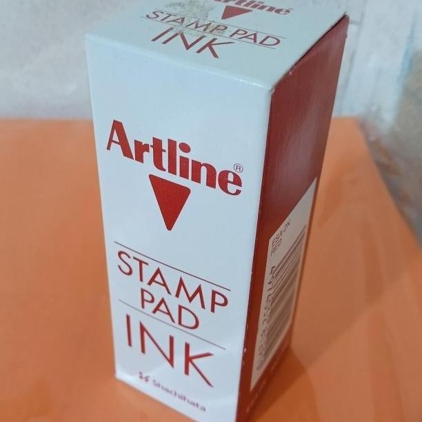 

Tinta Stempel Merk Artline Warna Merah
