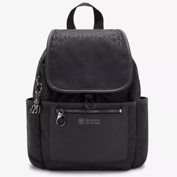 Kipling City Pack Mini (Original) Tas Ransel Wanita - Signature Black