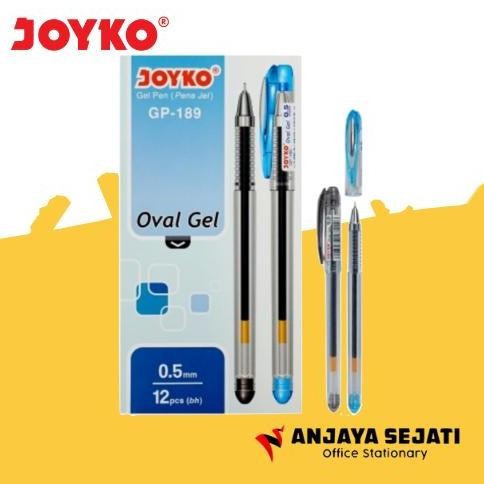 

Gelpen Joyko Gp-189 ( Oval Gel ) Hitam - Lusinan