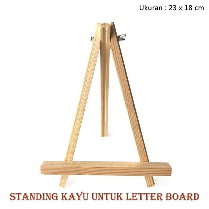 

Standing Kayu Untuk Letter Board Uk 23 X 18 Cm