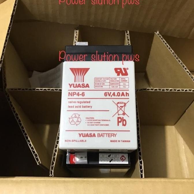 Panasonic Aki Kering 6V4.5Ah Baterai Mobil Charger Motor Remote Anak Battery Lampu Max