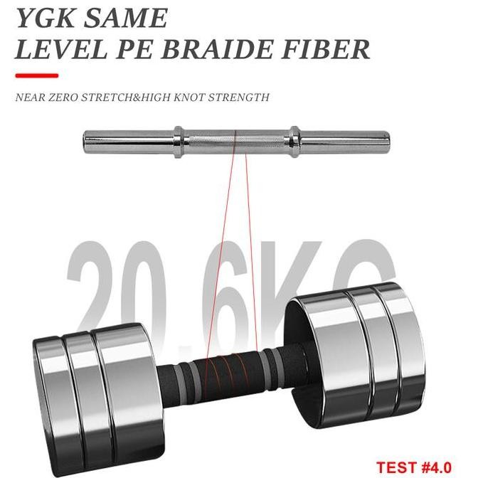 [Diperbarui Baru] 150M/300M Senar Pancing Fit&Fight Pe X8 Senar Pancing, Tahan Aus Senar Pe X8 Hijau