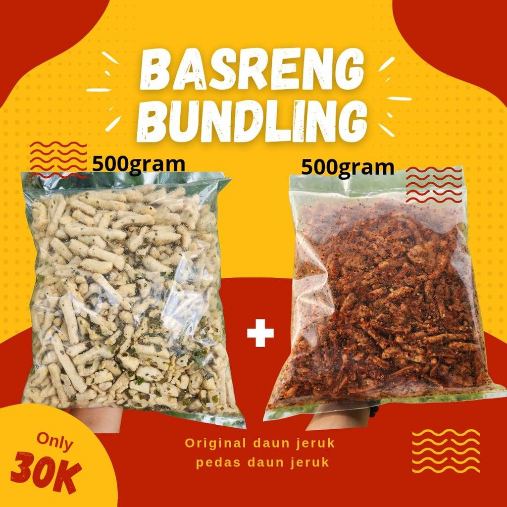 

Basreng Original PEDAS Daun Jeruk Fyp 1KG Cemilan Sultan Cianjur Bumbu Melimpah Dijamin Nagih Gurih
