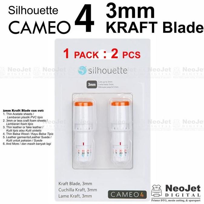 

Promo! Pisau Cameo 4 Kraft Craft Blade 3 Mm Original Mesin Cutting Cameo 4