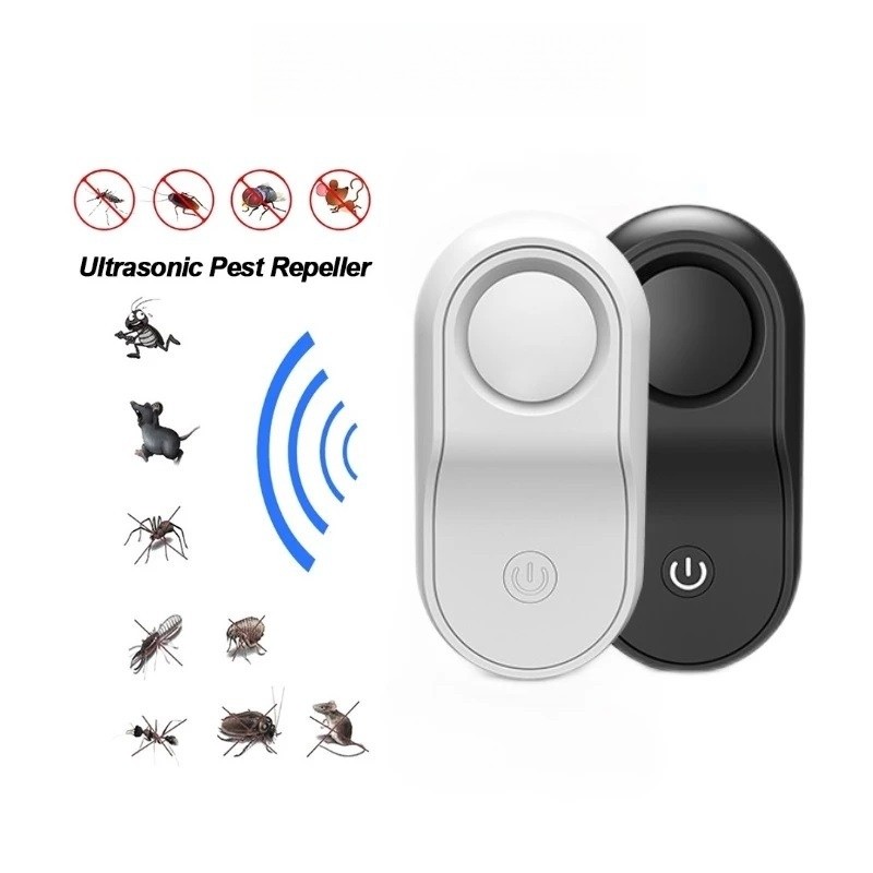 COD Listrik Tikus Tanpa Racun Pest Pengusir Ultrasonic Otomatis Alat Kelelawar Jebakan Nyamuk Perang
