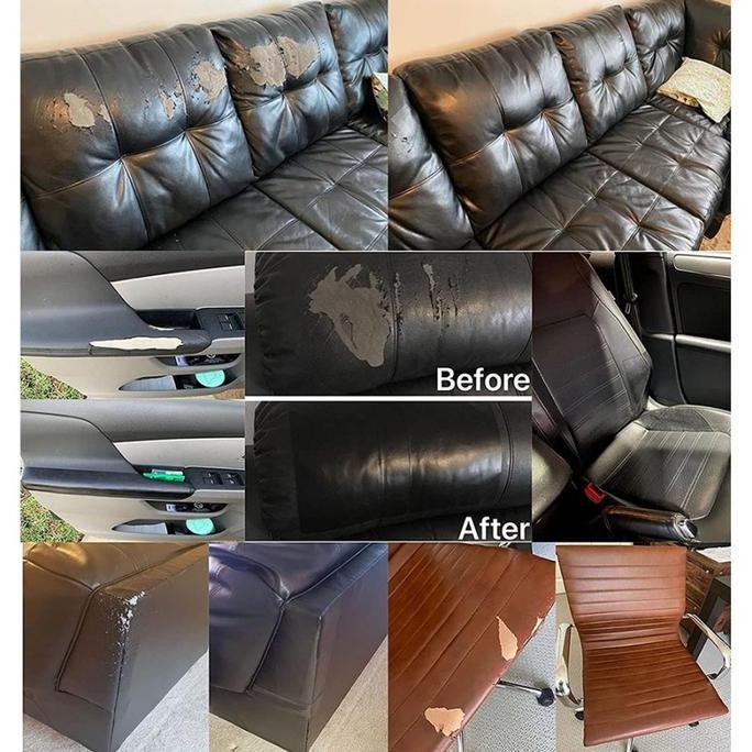 Sale Kain Kulit Sintetis Pu Leather Tambal Sofa Kursi Bolong Retak Perekat