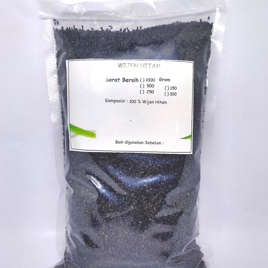 

1Gr Bla Sesame Seeds Wijen Hitam Mentah