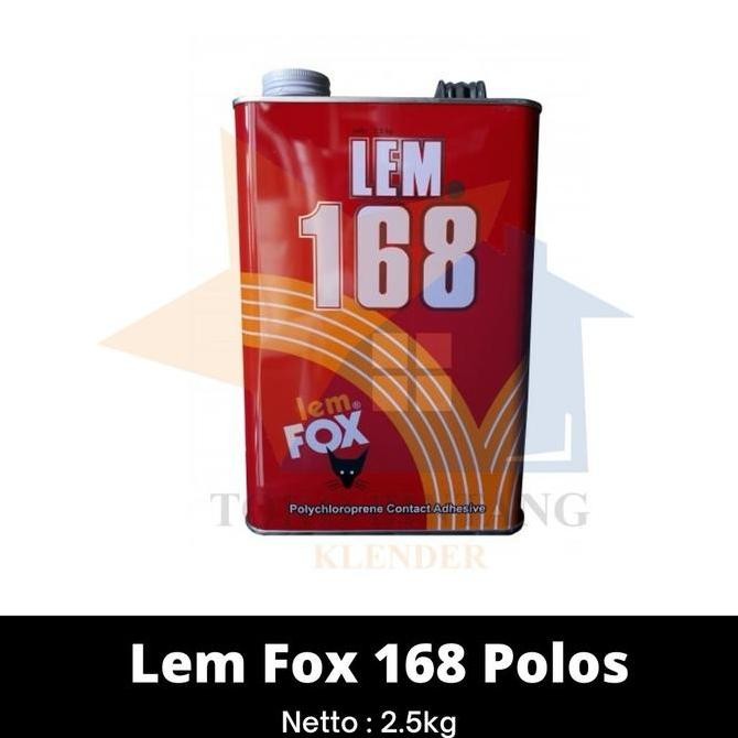 Promo Fox Lem Kayu 168 Polos Galon / Lem Fox 168 Polos Galon / Lem Fox 168 Polos Galon 2,5kg COD