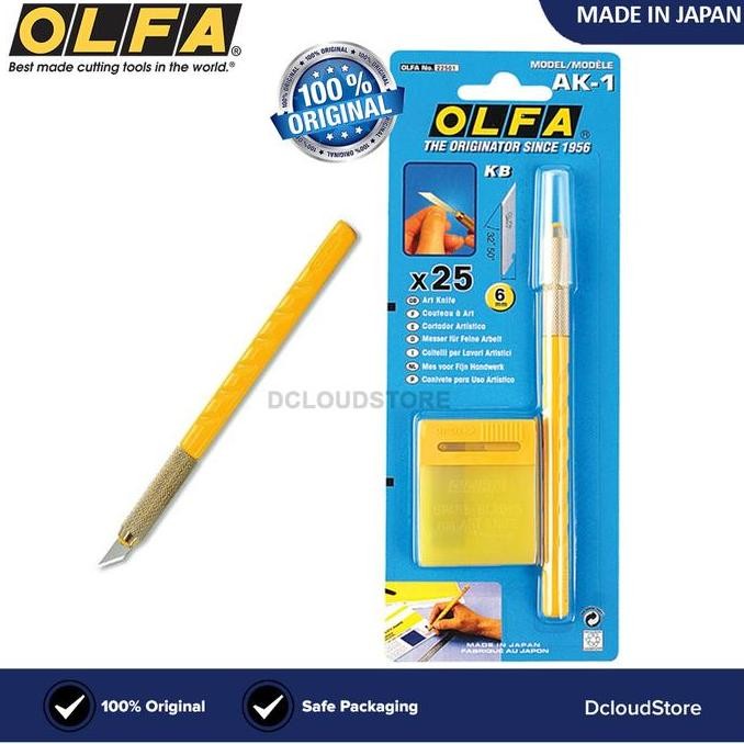 

Promo! Cutter Art Knife Olfa Ak-1
