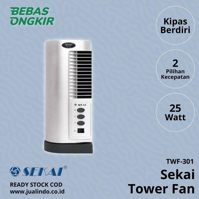 TERBARU SEKAI TWF301 KIPAS ANGIN BERDIRI SEKAI TOWER FAN TWF301 TERMURAH
