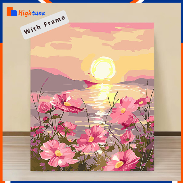 

Hightune 30x40CM Paint By Number Painting Kit DIY Full Digital Aesthetic Kanvas Lukisan Digital