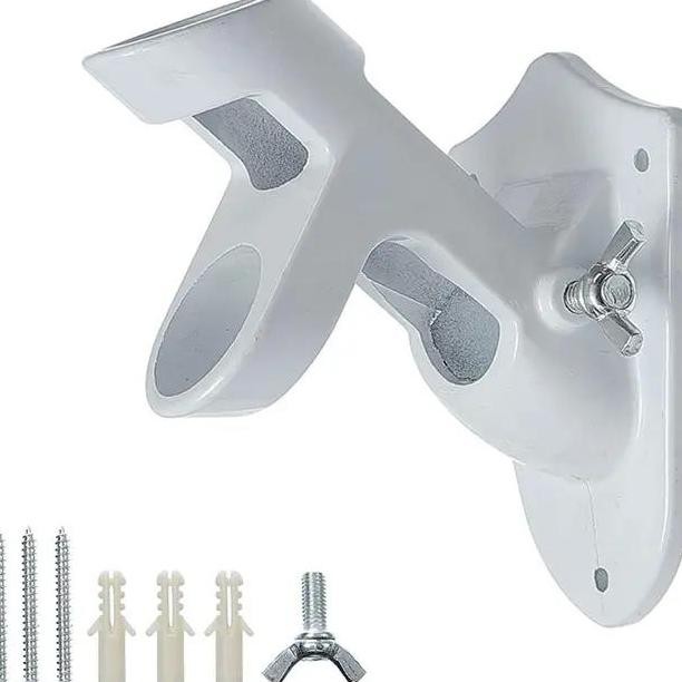 Bracket Tiang Bendera Holder Tiang Bendera Dinding Dudukan Tiang Bendera Aluminium