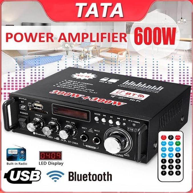 BARANG SPOTBT-298A 300+300W AMPLI AMPLIFIER BLUETOOTH AUDIO KARAOKE HOME THEATER BLUETOOTH EQ AUDIO 