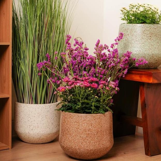 Pot Terakota Minimalis El Drum D25T25