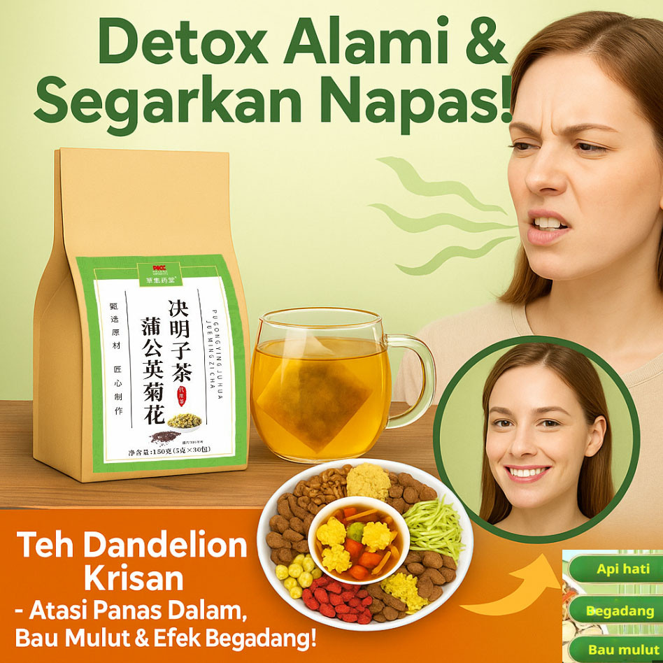 

COD⭐Beli 1 Gratis 1⭐Teh Dandelion, Krisan Dan Biji Cassia Teh Peremajaan Centennial Teh Krisan Cassia / Teh Sehat / Teh Menjaga Kesehatan Dan Mengurangi Api/Kantong Teh Untuk Meredam Api Dan Memberi Manfaat Pada Hati