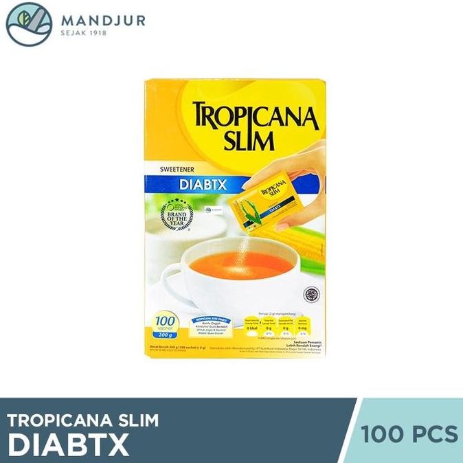 

Baru Tropicana Slim Diabtx 100 Sachet - Gula Tabur Diet Alami untuk Diabetes