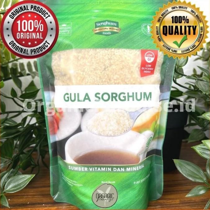 

Baru Sorghum Sugar 250gr - Gula Sorgum Diet Sehat Alami Low GI