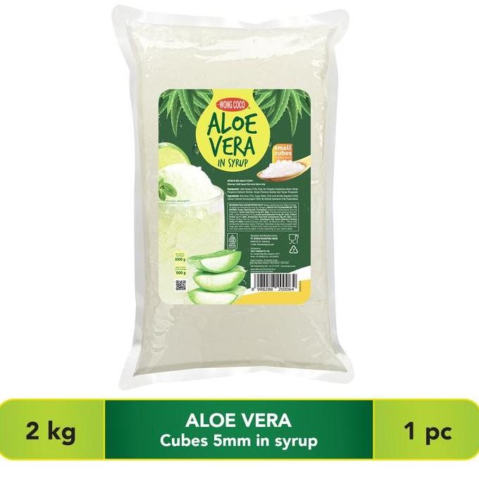 

Baru Aloe Vera Cubes 5mm 2kg - Lidah Buaya Potong Siap Pakai Frozen Food