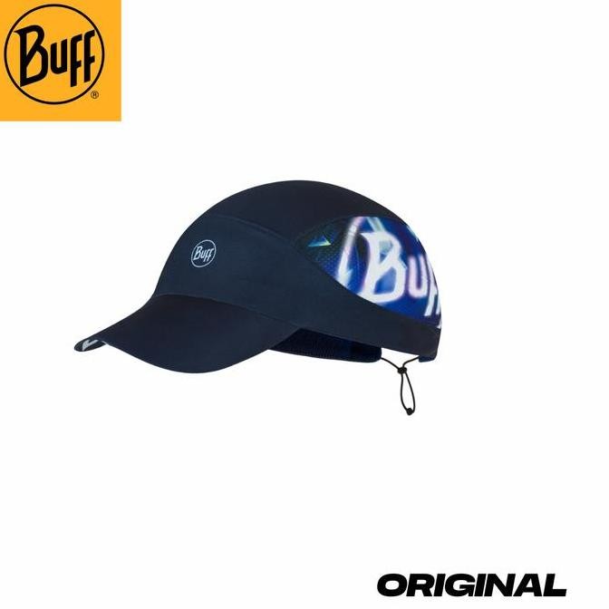 Topi Lari/Hiking - Buff Original Pack Speed Cap Wattr Blue (Foldable)