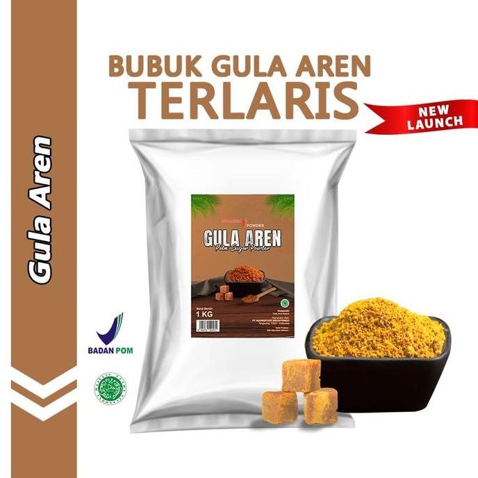 

Baru Gula Aren Bubuk Premium 1kg - Palm Sugar Gula Semut Organik Topping Minuman