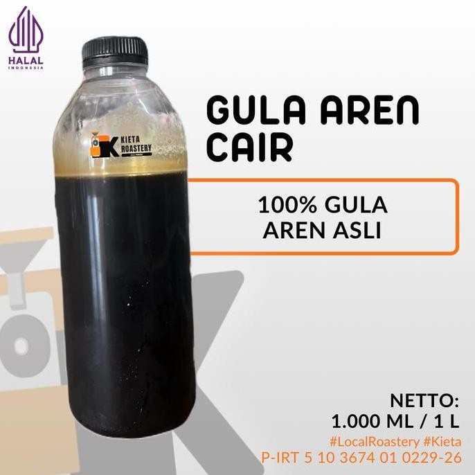

Baru Gula Aren Cair 1 Liter - Cocok untuk Kopi Susu & Minuman Dingin