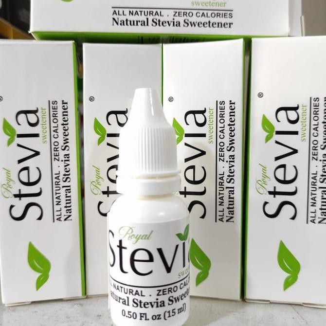 

Baru Royal Stevia Original 10ml Pemanis Alami Gula Rendah Kalori