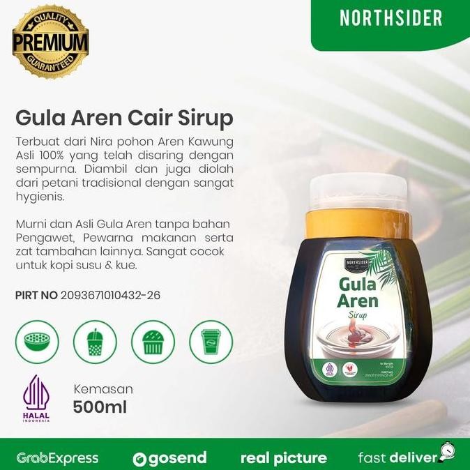 

Baru Gula Aren Cair 500g Premium - Untuk Kopi, Kue, Boba