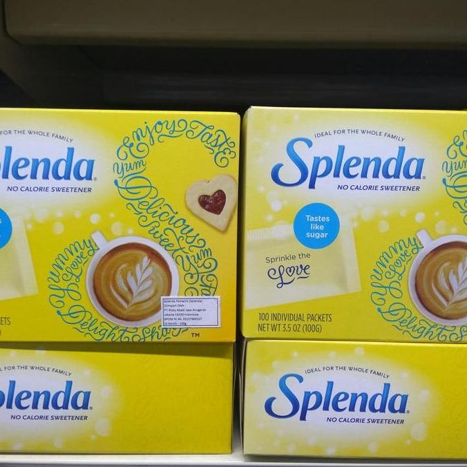 

Baru Splenda No Calorie Sweetener 100g - Pemanis Bebas Kalori Pengganti Gula
