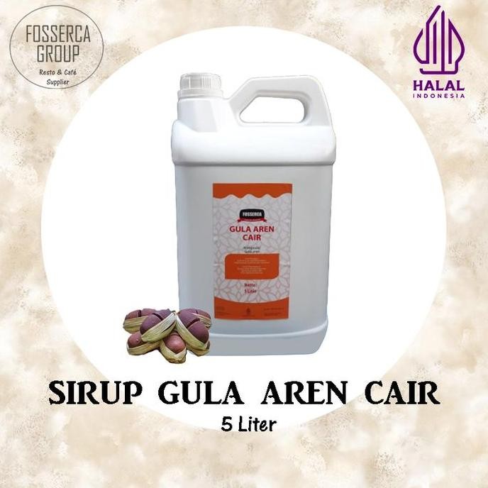 

Baru Gula Aren Cair Fosserca 7Kg (5L) - Palm Sugar Syrup Premium