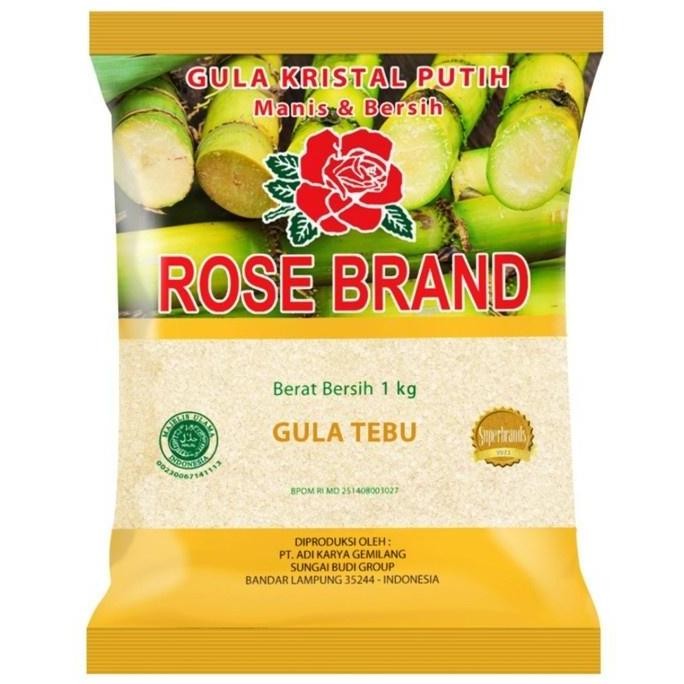 

Baru Gula Pasir Kuning Rose Brand 1kg - Gula Kristal Tebu Kemasan Rosebrand